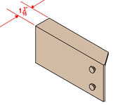 heavy duty rivet rack double rivet beam showing a extra large lip